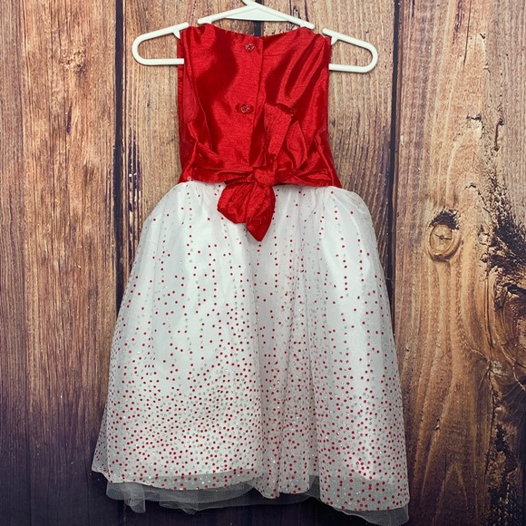 Holiday Editions Red Dress w/Tulle & Sparkles 3T - Picture 6 of 6